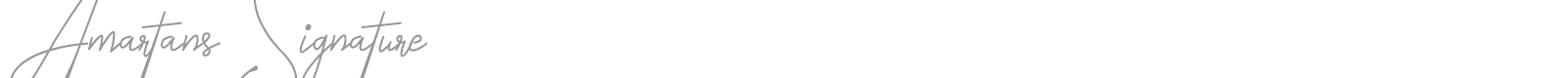 Amartans Signature font preview